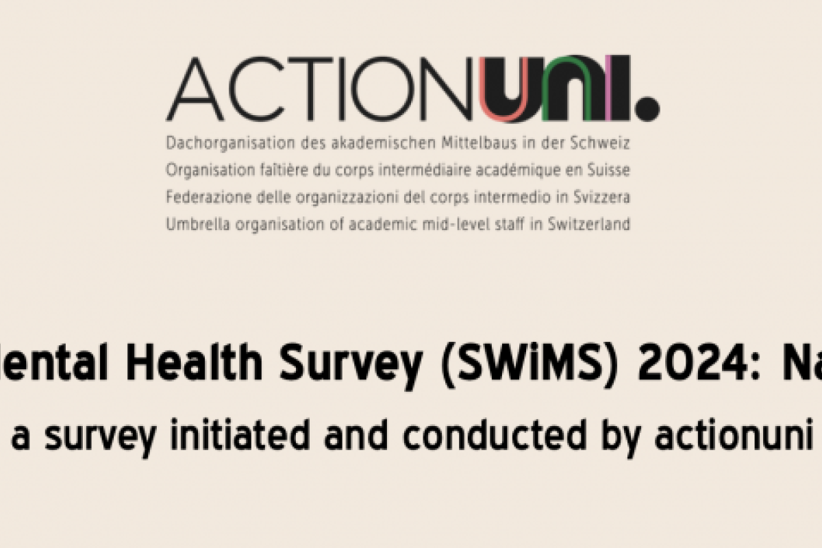 Swiss-Wide Mental Health Survey Report